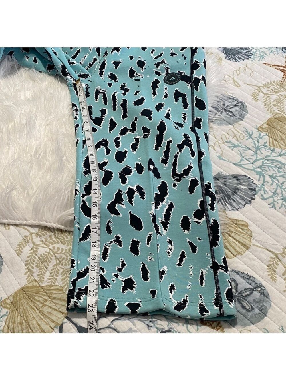 Stella McCartney mint green and black Cropped Pants - Picture 13 of 16